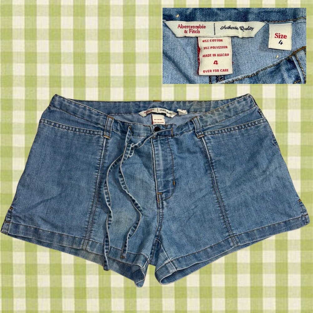 VTG Abercrombie & Fitch Tie Shorts, Size 4